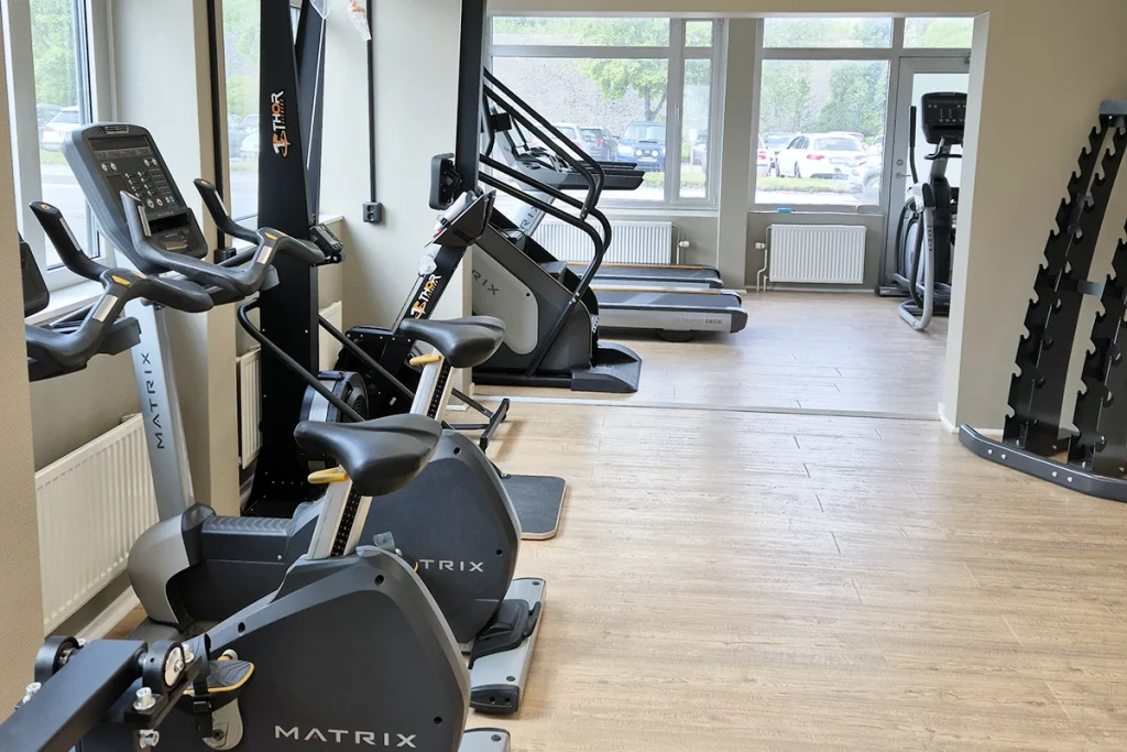 Gymmet på Bygdens aktivitetshus i Grängesberg